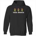 Tres Amigos Three Cacti 3 Friends Funny Trending Hoodie