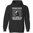 Tuxedo Cat Personal Stalker Funny Cat Kitten Lovers Gift Hoodie