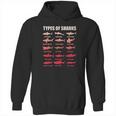 Types Of Sharks 15 Great White Hammerhead Marine Bio Hoodie