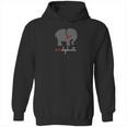 Un Bon Oeuf Designs I Love Elephants Hoodie