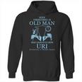 Never Underestimate An Old Man Who Graduated From Uri University Of Rhode Island Hoodie