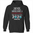 Never Underestimate Who Survived The Pandemic Phlebotomist Hoodie