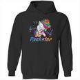 Unicorn Rock Star Guitar Rockin Hoodie