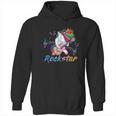 Unicorn Rock Star Guitar Rocking Music Singer Hoodie