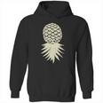 Upside Down Pineapple Subtle Vacation Funny Swinger Cute Gift Hoodie