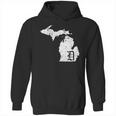 Vintage Detroit Michigan Old English D Hoodie