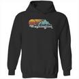 Vintage Washington State Retro Distressed Mountains Graphic Hoodie