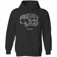 Volkswagen Camper Doodle Mens Hoodie