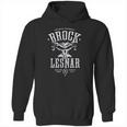 Wwe Brock Lesnar Stencil Type With Skull Hoodie