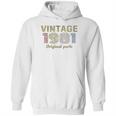 40Th Birthday Gift Vintage 1981 Original Parts Hoodie