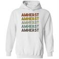 Amherst Massachusetts Retro Vintage Hoodie