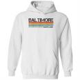 Baltimore Maryland Retro Vintage 80S Stripes Hoodie