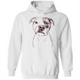 Bare Dexter The Pitbull Dog Triblend Hoodie