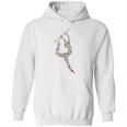 Baton Twirling Girl Silhouette Gift Twirler Gifts Hoodie