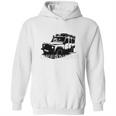 Brown Land Rover Defender Illustation - Autonaut Hoodie