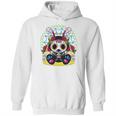 Day Of The Dead Dia De Los Muertos Bunny Sugar Skull Hoodie