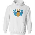 Easter Bunny Hip Trio Bunnies Funny Gift For Easter Kids Hoodie