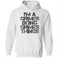 Grimes Funny Surname Family Tree Birthday Reunion Gift Idea Hoodie