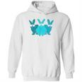 Hip Trio Bunnies Shades Funny Hipster Easter Hoodie