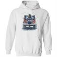 Jeep Copilot Blue Art With Dog Hoodie