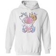 Kawaii Pastel Goth Voodoo Doll Cute Creepy 3 Headed Dog Hoodie