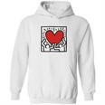 Keith Haring Heart Hoodie