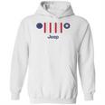 Mens Jeep America 7-Slot Grille Hoodie