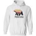 Montana Vintage Grizzly Bear Nature Outdoor Souvenir Gift Hoodie