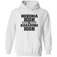 Nekoma High Vs Karasuno High Black Hoodie