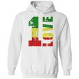 One Love Jamaica Apparel Rasta Reggae Music Caribbean Pride Hoodie