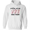 The Police British Rock Band 1982 Tour Hoodie