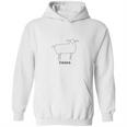 Ponypoor Tees Baaa Sheep With Logo On Back Hoodie