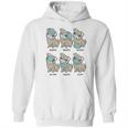 Pug Dog Wearing Face Social Distancing Gift Hoodie