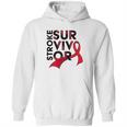 Stroke Survivor Red Ribbon Awareness Hoodie