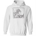 Casual Graphic Tsunami Hoodie