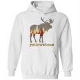 Vintage Yellowstone National Park Bull Moose Hoodie