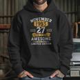 27 Years Old Gifts Vintage November 1993 27Th Birthday Hoodie Gifts for Her