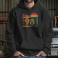 40Th Birthday 40 Years - 1981 Vintage Limited Edition Hoodie Gifts for Her