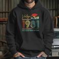 40Th Birthday Gift Vintage 1981 Retro 40 Years Old Hoodie Gifts for Her