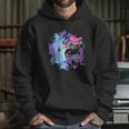 Alice In Wonderland Neon Forest Silhouette Hoodie Gifts for Her