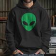 Alien Head Green Alien Grey Hoodie Gifts for Her