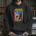 Anthrax Mens Dredd Eagle Hoodie Gifts for Her