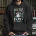 Autism Shark Doo Doo Doo Autism Awareness Puzzle Pieces Graphic Design Printed Casual Daily Basic Hoodie Gifts for Her