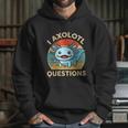 I Axolotl Questions Shirt Kids Blue Salamander Plush Axolotl Hoodie Gifts for Her