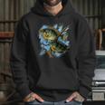 Bluegill Illustration Fishing Hoodie Gifts for Her