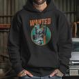 Boba Fett Wanted Distressed Mandalorian Hoodie Gifts for Her