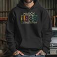 Born In March 1989 32Nd Birthday Gift 32 Years Old Hoodie Gifts for Her