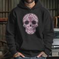 Breast Cancer Sugar Skull Day Of The Dead Dia De Los Muertos Hoodie Gifts for Her