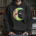 Cat Moon Sugar Skull Dia De Los Muertos Day Of He Dead Hoodie Gifts for Her