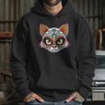 Cat Sugar Skull Funny Day Of The Dead Group Matching Hoodie Gifts for Her